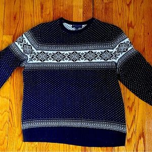 Brooks Brothers Nordic Pattern Merino Wool Sweater